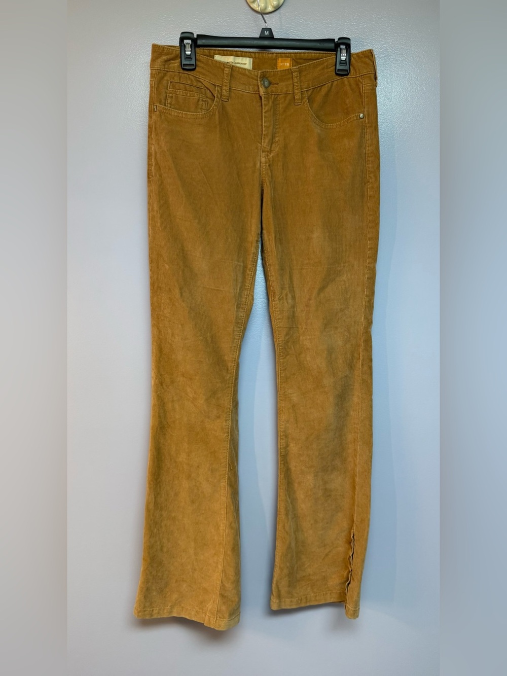 Pilcro and the letterpress Corduroy Flare Jeans in Camel Brown size 29